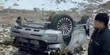 Кадр из видео взятый из китайских соцсетей