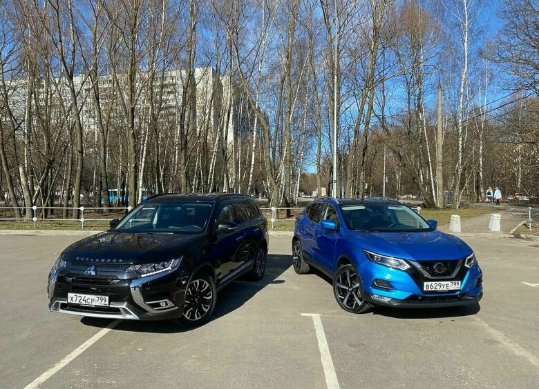 Изображение Без срока давности: сравнительный тест-драйв Mitsubishi Outlander и Nissan Qashqai