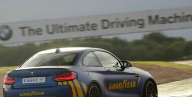 Новую летнюю шину Goodyear протестировали на треке Формулы-1