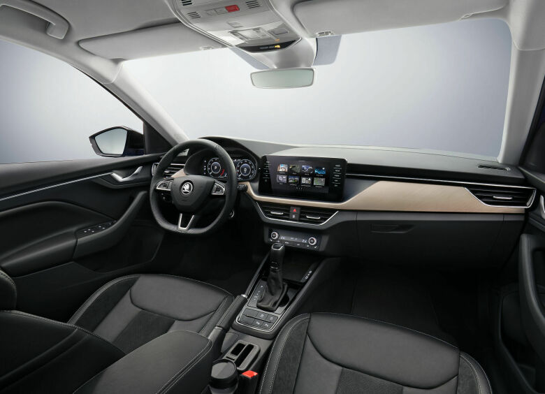 Изображение Skoda Scala: опубликованы первые фотографии интерьера нового хетчбэка