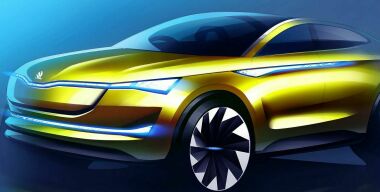 Кроссовер Skoda Vision E обновили для Франкфуртовского автосалона