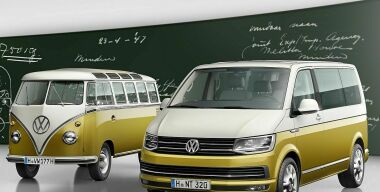 Volkswagen празднует 70-летие первого эскиза своего легендарного хиппи-автобуса