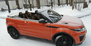 Тест-драйв Range Rover Evoque Convertible: снимаем «шляпу»