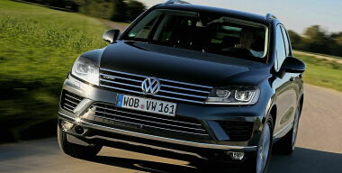 Volkswagen Touareg дал течь