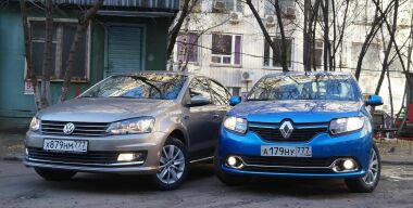 Renault Logan vs Volkswagen Polo Sedan: бюджетная гонка