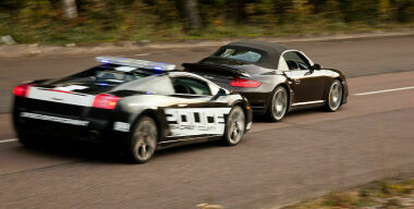 Полицейский разворот, или Как уйти от погони