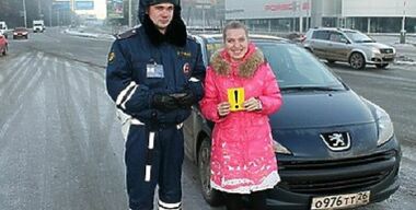 77% начинающих водителей превышают скорость