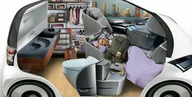 В автономных машинах пассажиров будет тошнить