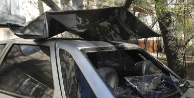 Московские водители испугались урагана