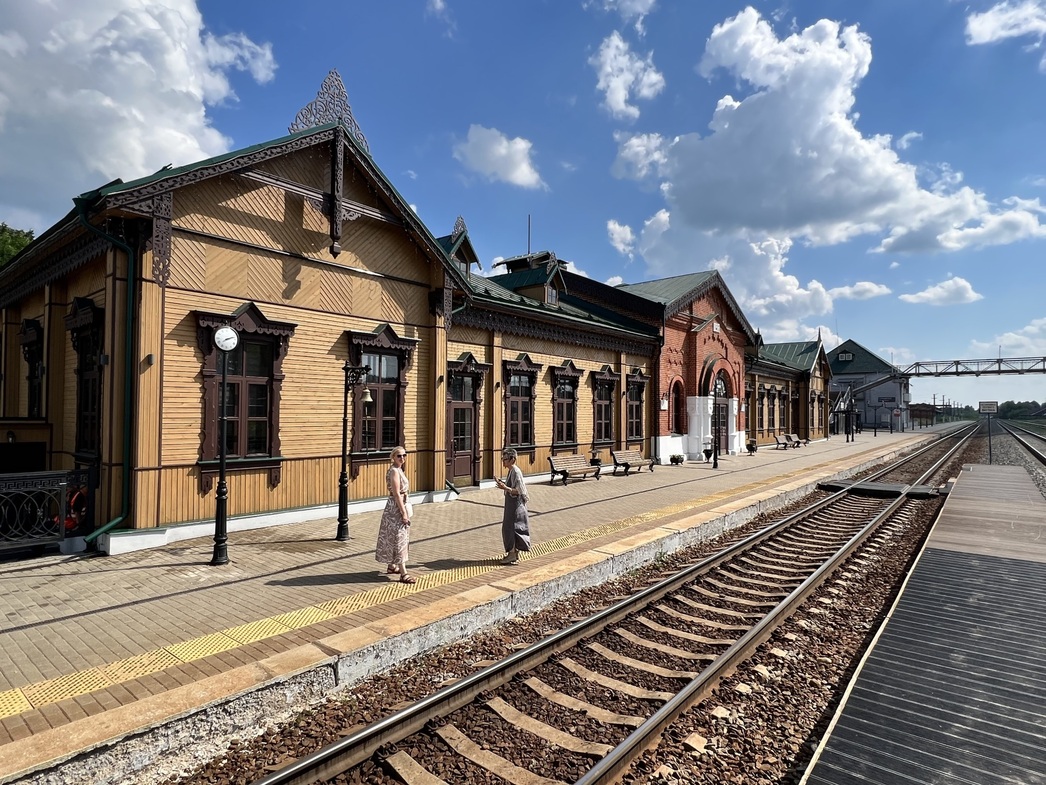 Железнодорожный вокзал Шуи 1896 года постройки.