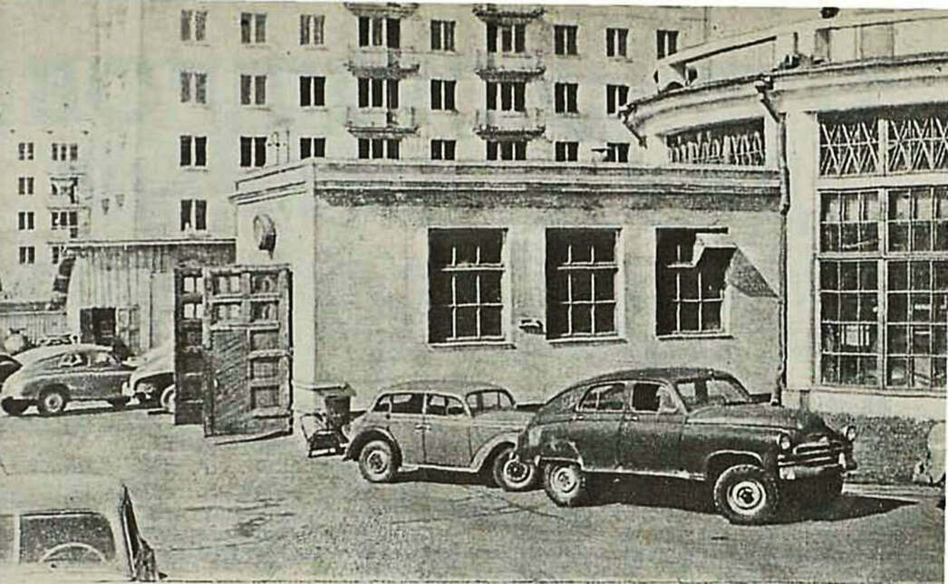 1961 год. Станция технического обслуживания автомобилей №7.
