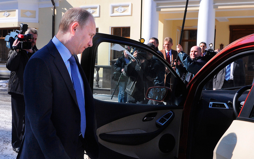 Путин и "Ё-мобиль".