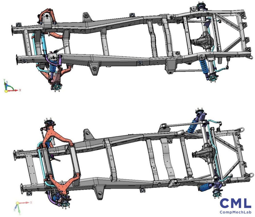 Внешний вид конструкции шасси «Патриот 2020».