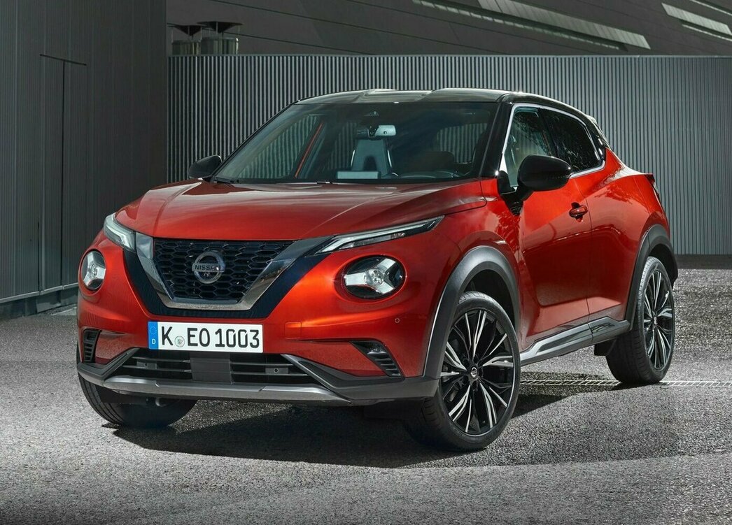 На фото Nissan Juke 2020 модельного года