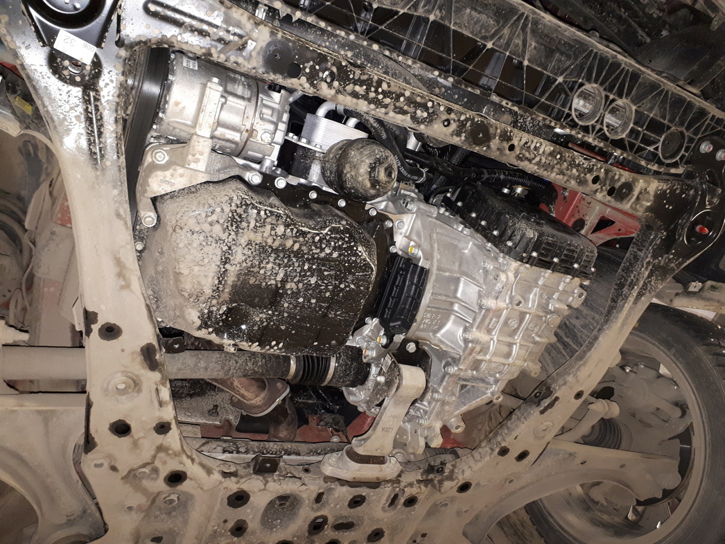 Передний подрамник сделали добротно