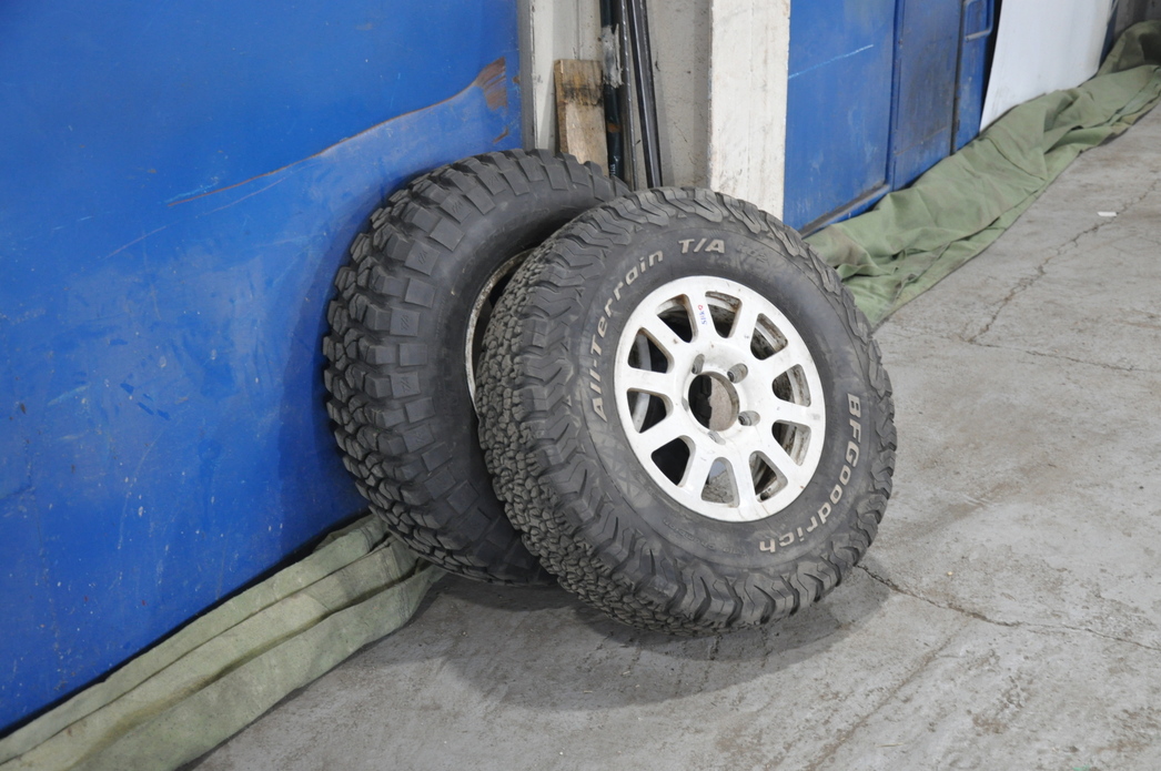 Как и большинство команд, "ГАЗ Рейд Спорт" использует покрышки BF Goodrich