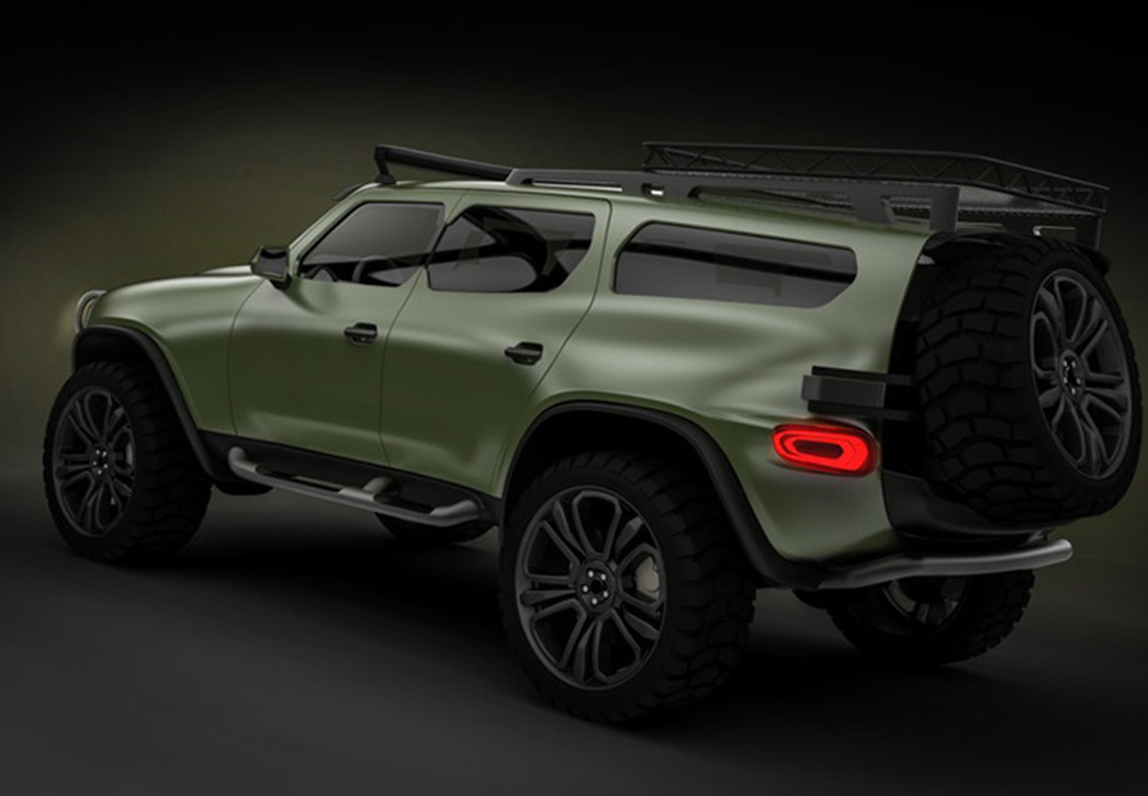 Скетчи художников на тему кроссовера УАЗ-3170