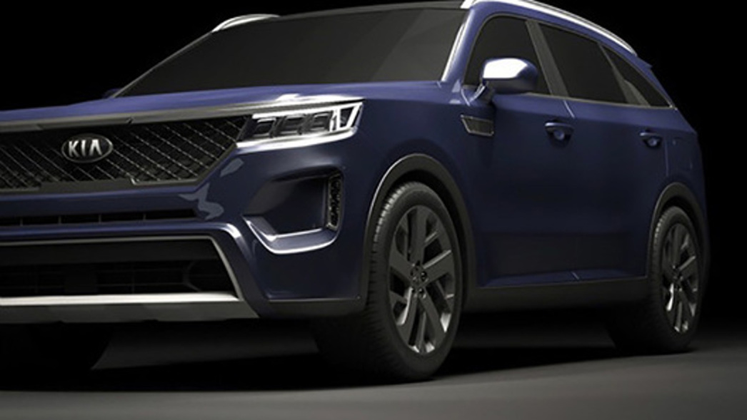 Скетчи нового Kia Sorento