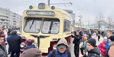 В Москве с помпой отметили 125-летний юбилей трамвая