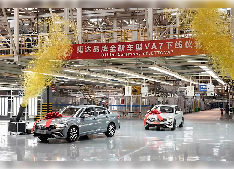 Изображение В Китае начались продажи седана Jetta VA7, который могут привезти в Россию