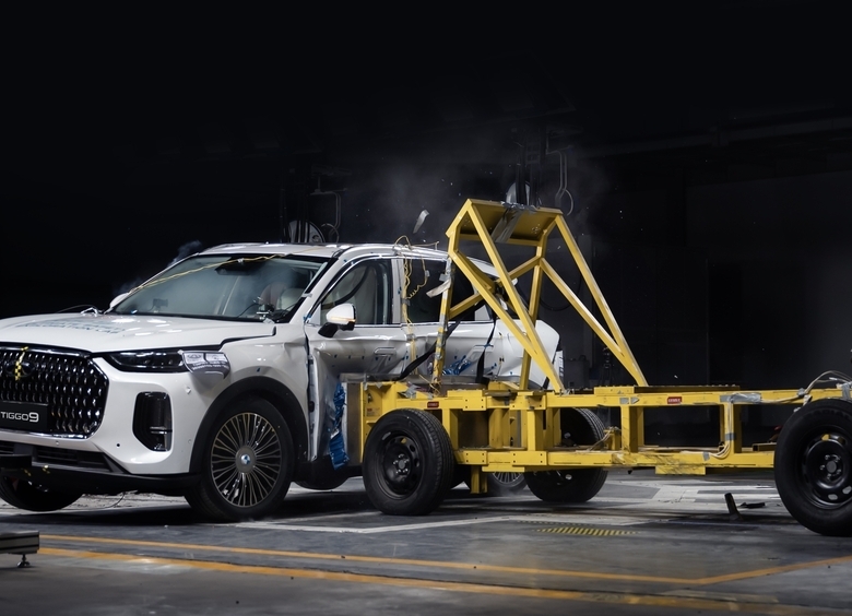 Изображение Chery Tiggo 9 разбили на краш-тесте по европейскому стандарту Euro NCAP