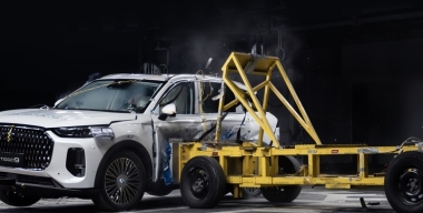 Chery Tiggo 9 разбили на краш-тесте по европейскому стандарту Euro NCAP