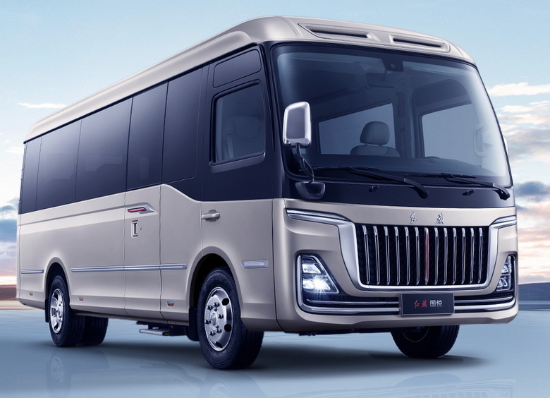 Изображение Hongqi презентовала автобус-гибрид Guoyue Reev с запасом хода 900 км