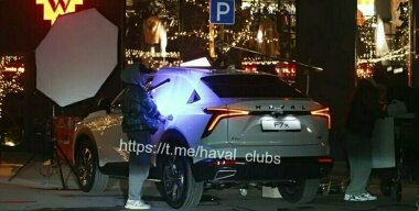 В России заметили новый Haval F7 в виде купе
