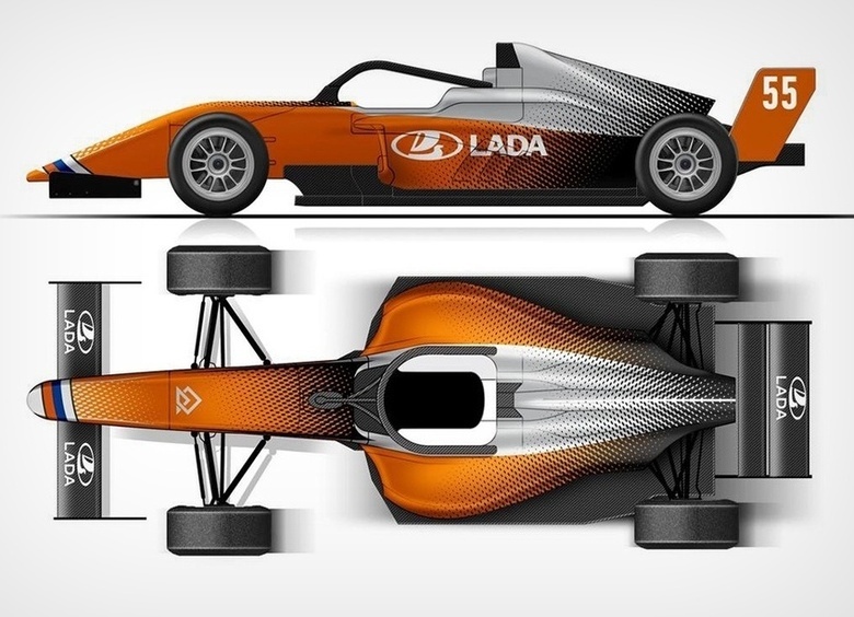 Изображение Изображения гоночного болида LADA выложили в Сеть