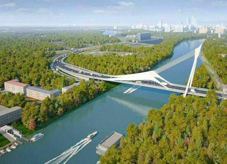 Изображение На западе Москвы появится новый мост-парус через реку