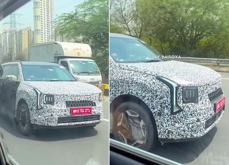 Изображение В Сеть попали фото прототипа обновленного Kia Seltos