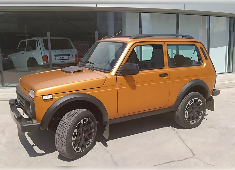 Изображение LADA Niva Sport в новом необычном цвете засветилась в Сети