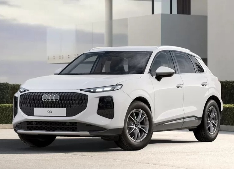 Изображение Audi показала самую дешевую версию кроссовера Q3 нового поколения