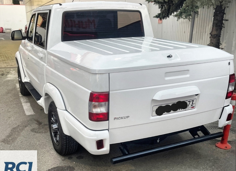 Изображение УАЗ «Пикап» с турбодизелем и автоматической коробкой передач заметили на тестах