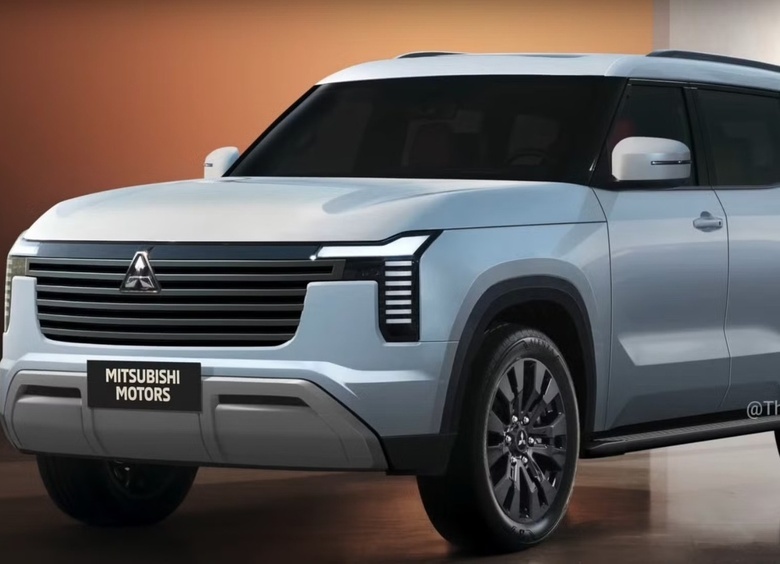 Появились первые изображения и подробности о Mitsubishi Pajero нового поколения