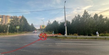 Водитель без «прав» влетел в кювет на Volkswagen в Сыктывкаре