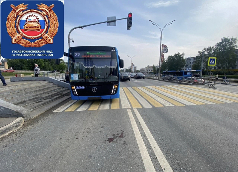 Изображение Автобус проскочил на красный и сбил пенсионерку в Набережных Челнах