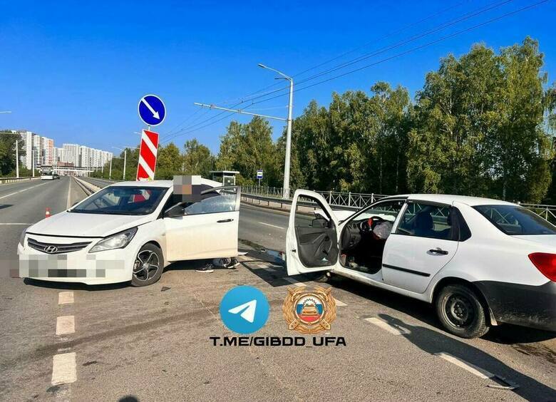Изображение Пьяный водитель на Datsun врезался в машину с курсантом автошколы в Уфе