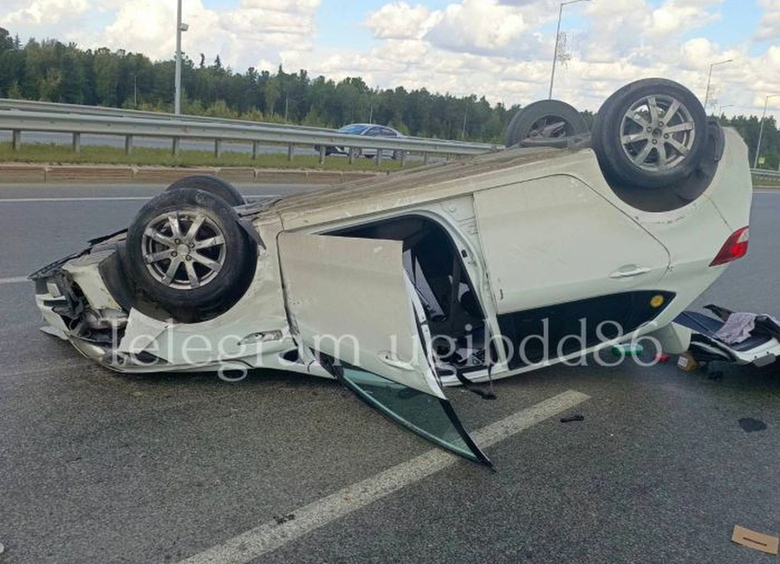 Изображение Два ДТП с опрокидыванием произошли с разницей в час на одной улице в Сургуте