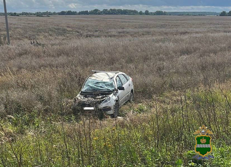 Изображение Автомобиль вылетел в кювет под Калугой: пострадала пенсионерка