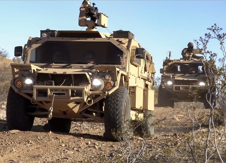 Изображение Сорванные испытания: уничтожен новейший вездеход американского спецназа