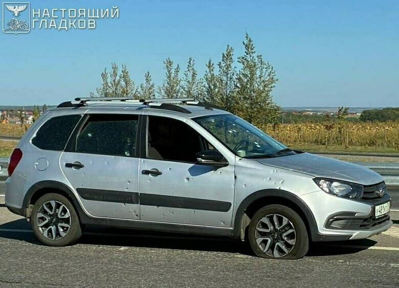 Изображение Беспилотник атаковал автомобиль с детьми в Белгородской области