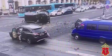 Скриншот: видео в телеграм-канале МВД по Санкт-Петербургу и Ленинградской области