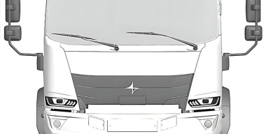 В Сети появились изображения первого грузовика КамАЗа с шильдиком Compasstar