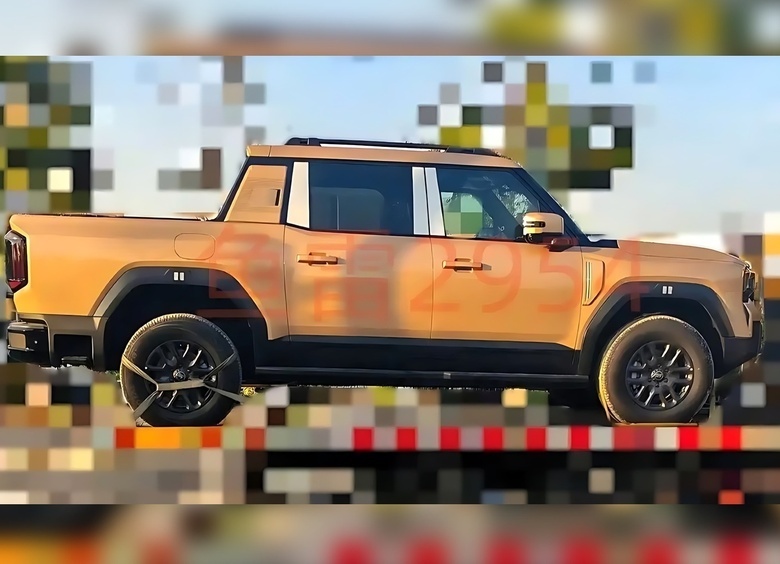 Изображение Пикап Jetour F700 впервые «засветился» в Сети без камуфляжа
