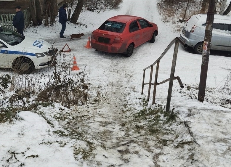 Изображение Ребенок скатился с горки прямо под колеса автомобиля в Петрозаводске
