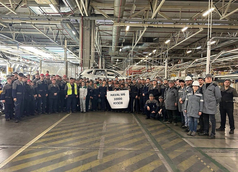 Изображение В Калуге выпустили 10 000 кузовов для кроссоверов Haval M6