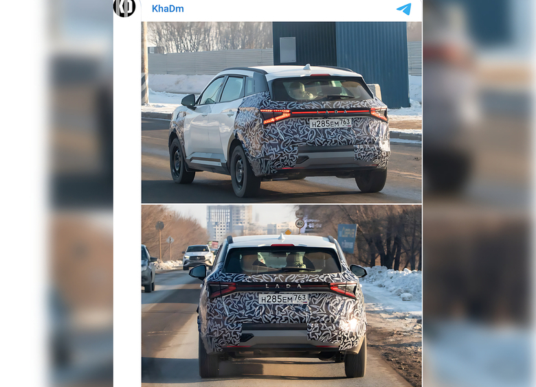 Изображение В Сети появились «шпионские» фото упрощенного LADA Azimut