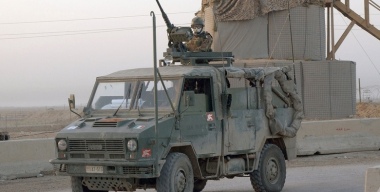 «Соболь» по-итальянски: хохлы вооружили Iveco VM 90 пулеметами «Максим»