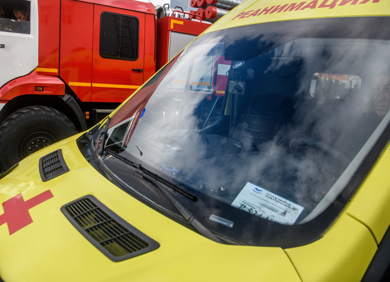 Изображение Взорвавшийся автомобиль протаранил бензоколонку на АЗС в Самаре